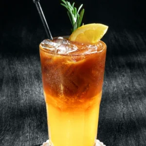 Iced Coffee with orange juice